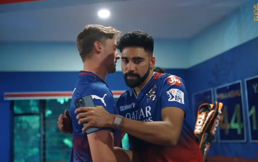 The emotional hugs of Will Jacks when he has RCB team.

- THANK YOU, WILL JACKS. ❤️