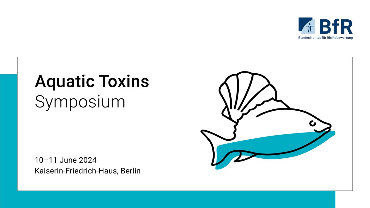 Aquatische Toxine: Wie Algengifte auf die menschliche Gesundheit wirken können. Das Nationale Referenzlabor (NRL) für die Überwachung von marinen Biotoxinen am BfR hat dazu nationale und internationale Fachleute nach Berlin geladen. Infos & Anmeldung: bfr.bund.de/cm/343/aquatis…