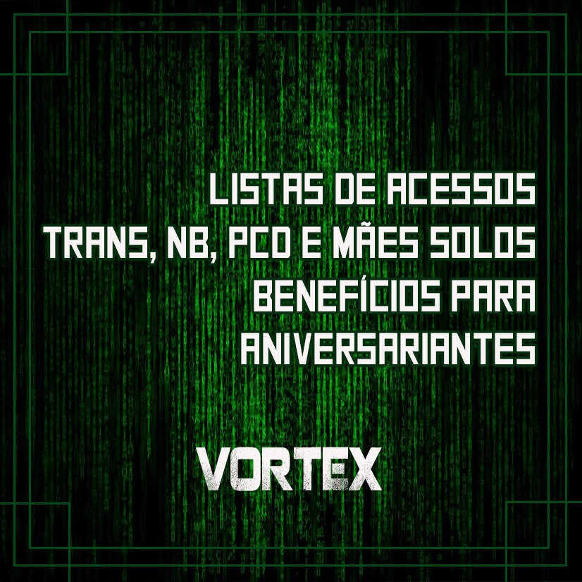 323Vortex's tweet image. FESTIVAL VORTEX 323 - 5 ANOS 
25 DE MAIO - SP

|| Nesses 5 anos de existência todas nossas edições contou com as listas de acessos e em nosso festival não seria diferente.

Então se vc se enquadra mande uma DM em nosso Instagram