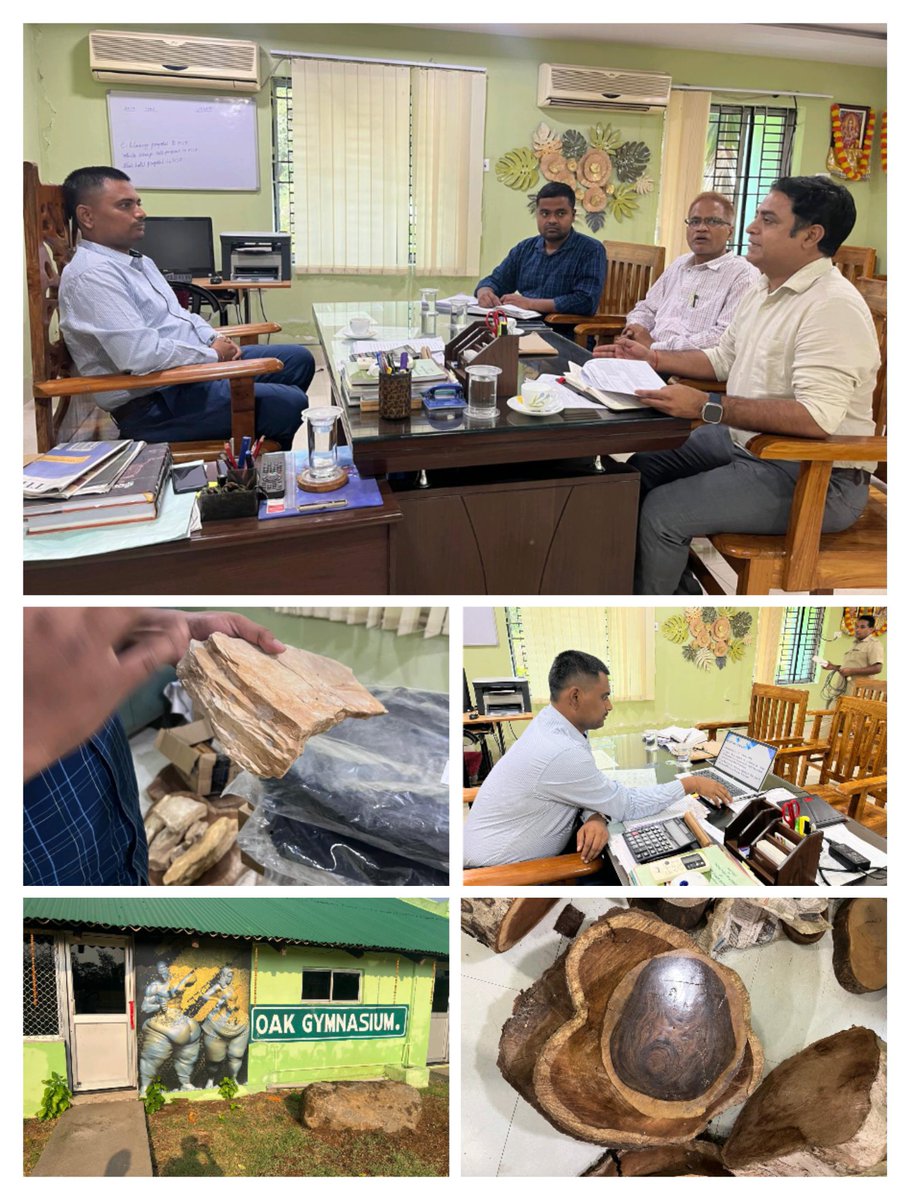 'Exciting visit to Odisha Forest Rangers College, Angul by Officers of @OfficersRevenue. Director, OFRC shared insights on OFRC's registration with Institutional Capacity Building Commission and plans for collaboration. Thrilled for the future synergies!#CapacityBuilding #Collab