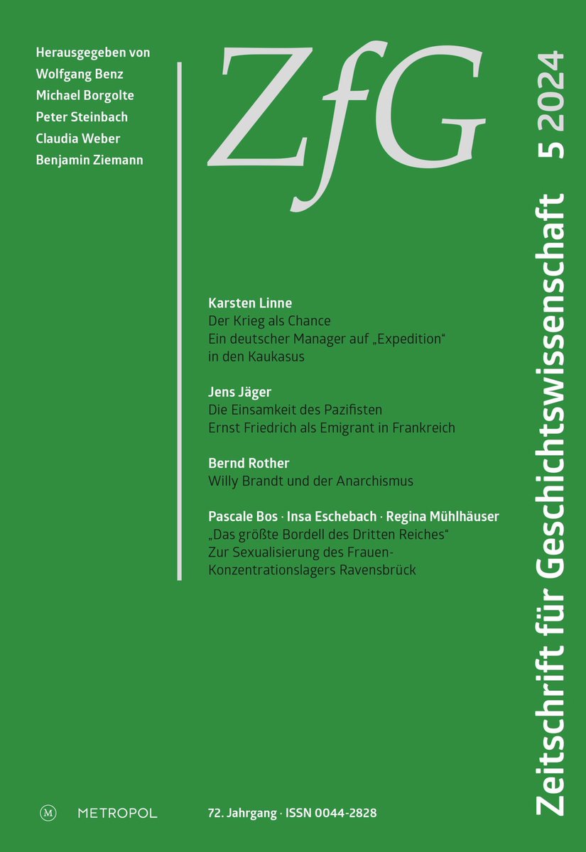 Für die Mai- Ausgabe der „Zeitschrift für Geschichtswissenschaft“ habe ich die aktuelle Neuausgabe von Raul Hilbergs „Die Vernichtung der europäischen Juden“ (@sfischerverlage) rezensiert.