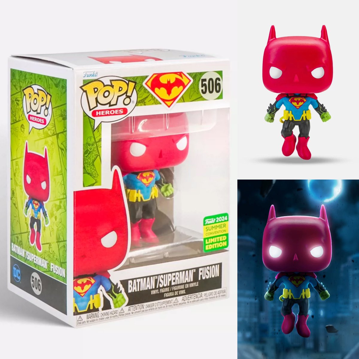 First look at SDCC Batman/Superman Fusion Funko Pop! #superman