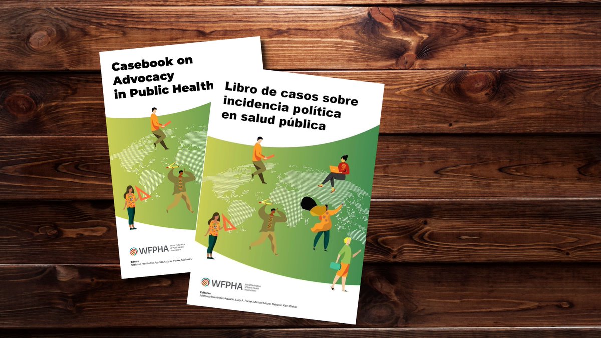 📢 Exciting news! 🎉 The Casebook on Advocacy in Public Health is now available in Spanish! 📚 Download your copy now and explore 18 cases of successful public health advocacy from around the world. Thanks to @UniversidadMH for their collaboration! 👉 wfpha.org/the-casebook-o…