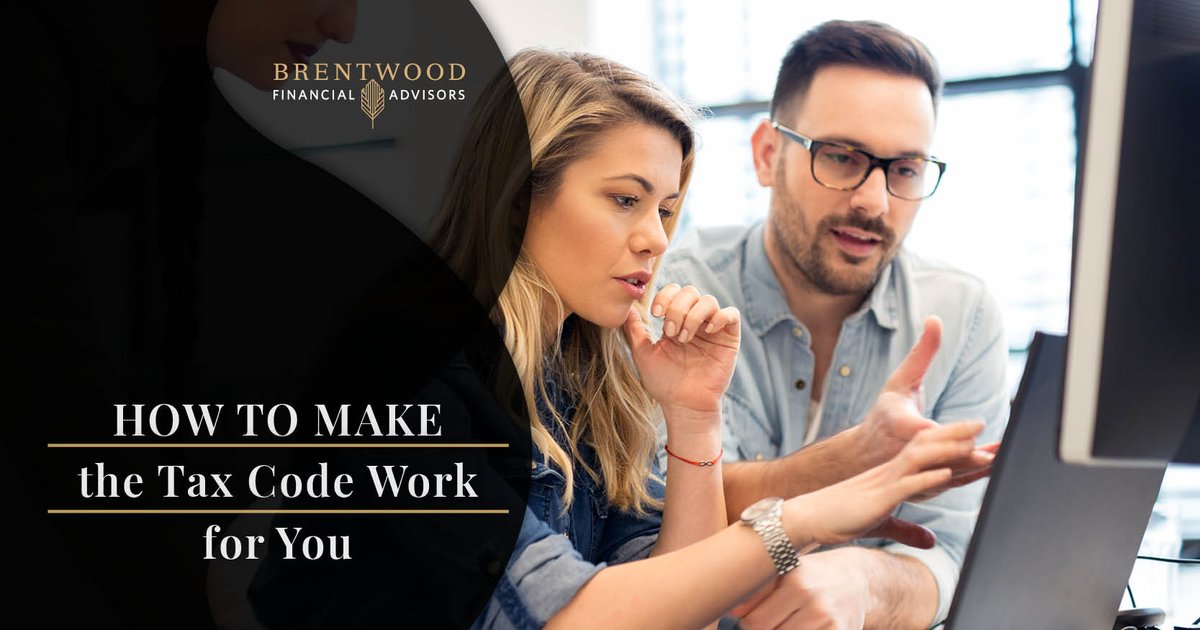 When you take the time to learn more about how it works, you may be able to put the tax code to work for you. bit.ly/3RbudKv #BrentwoodFinancial #AssetManagement #FinancialAdvice #WealthManagement