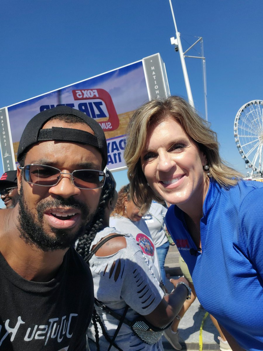 I honestly can't wait for this year's zip trip, it will be sad to not see Holly and  Jeannette this year and I was so lucky to have this moment with both and it was an honor to share this picture with both of them.#GoodDayDC