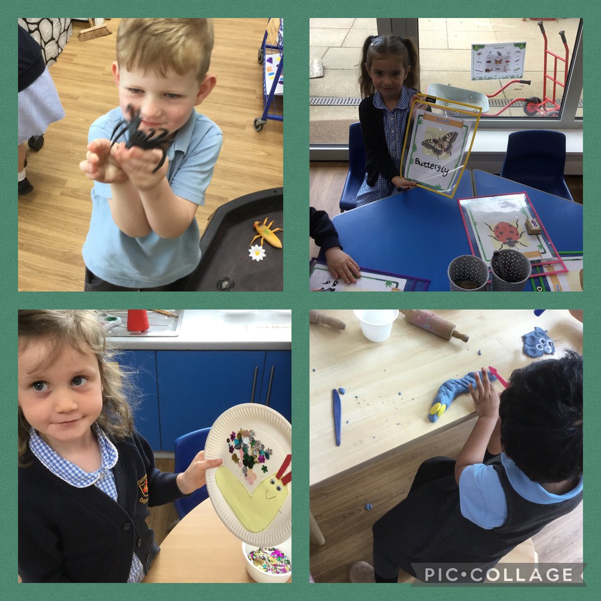 Nursery and Reception🩵 This week in EYFS, we are learning all about minibeasts! We have been busy enjoying lots of minibeast provision this morning to introduce our topic, making snails and worms and investigating in the small world!🦋🪱🐝🐞🐌🪲
