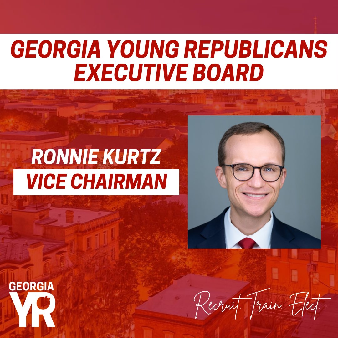 🐘INTRODUCING YOUR GYR EXECUTIVE BOARD🐘 ➡️ Vice Chairman Meet Ronnie Kurtz! Ronnie has been influential in local races in Columbia Co and is a co-founder of the @ColumbiaCoYRs. With his boots on the ground experience, we are honored to have him as our GYR Vice Chairman! #gapol
