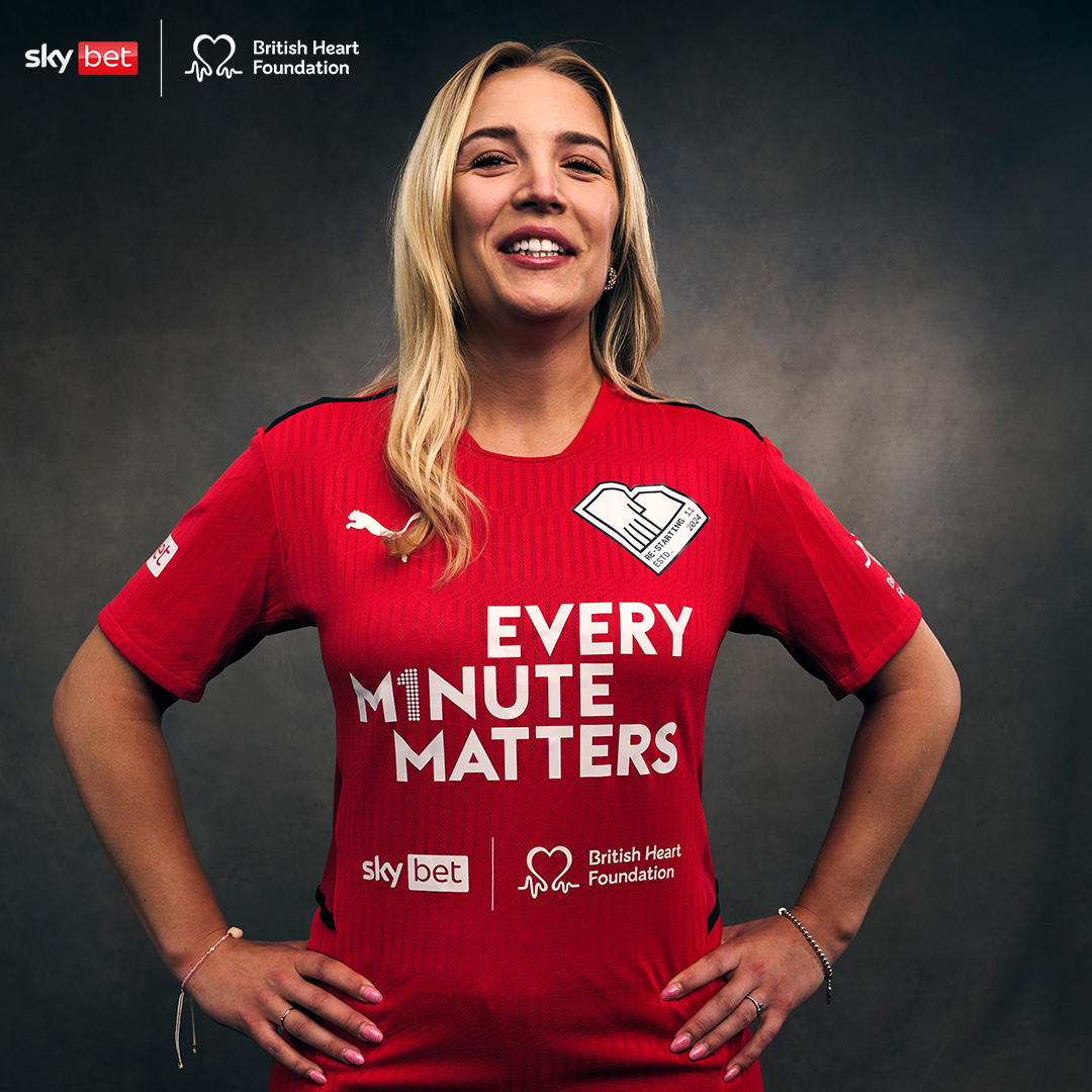 Derby County's Megan Tinsley was diagnosed with ASD at the age of three and had surgery to address the issue. Following continued chest pains, Megan put her career on hold and had an implantable loop recorder (ILR) placed in her chest #EveryMinuteMatters | @TheBHF
