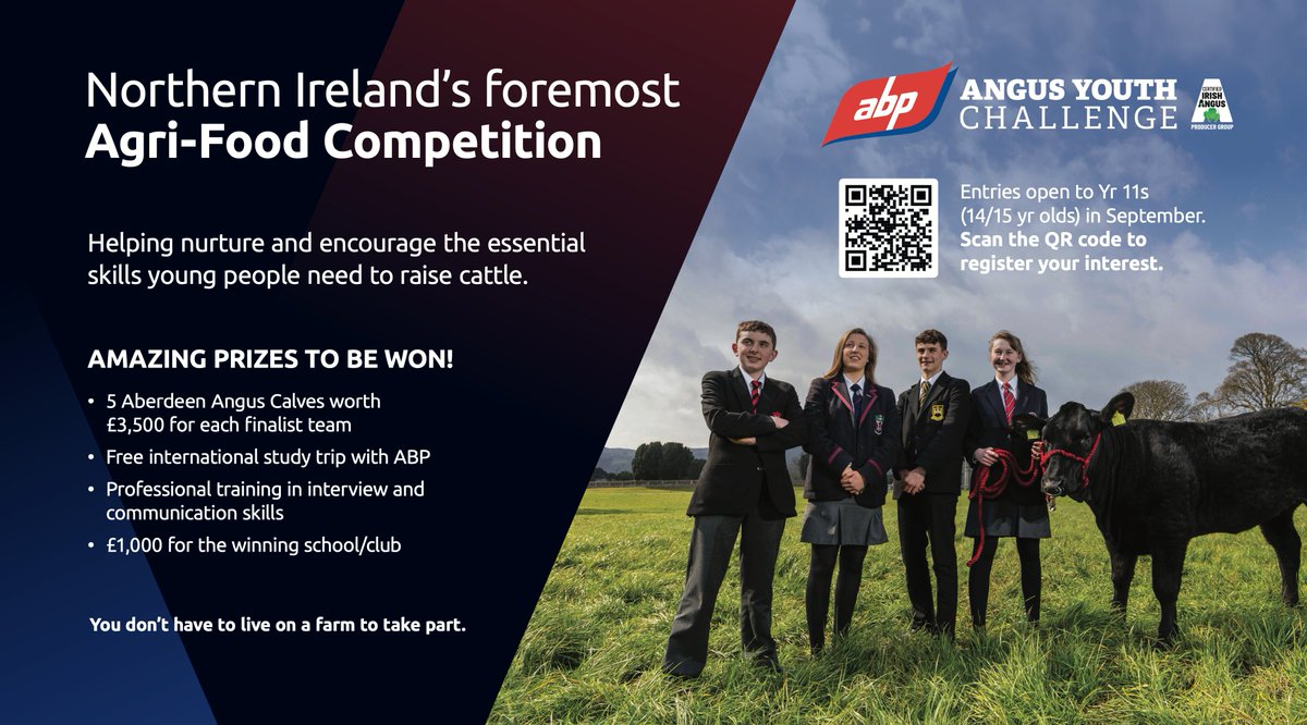 Teachers, parents &amp; teenagers going into Yr. 11 this Sept. will find us at <a href="/AbpFoods/">ABP Foods</a> stand B5 <a href="/balmoralshow/">Balmoral Show</a> this week offering advice on how to plan &amp; prepare a great entry #balmoralshow #competition #farming #agriculture #education 👩‍🌾👩‍🌾😀