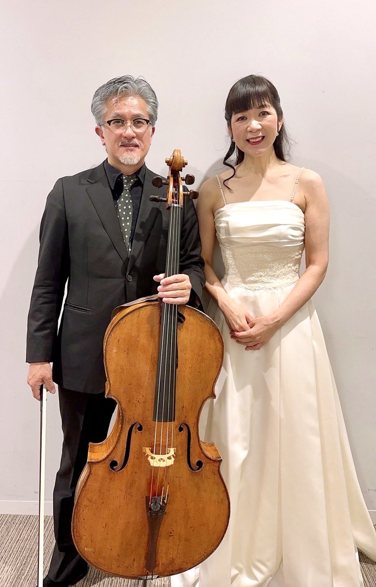 【La Primavera concert Vol.3💐】
ステージでは、チェロとピアノ、お互いが音で対話し、一瞬一瞬のニュアンスを感じながら自然体で演奏出来、本当に楽しい時間でした✨また、私たちのDUOをお聴きいただけましたら嬉しいです💖』
⁡
山内俊輔&amp;深沢雅美

⁡