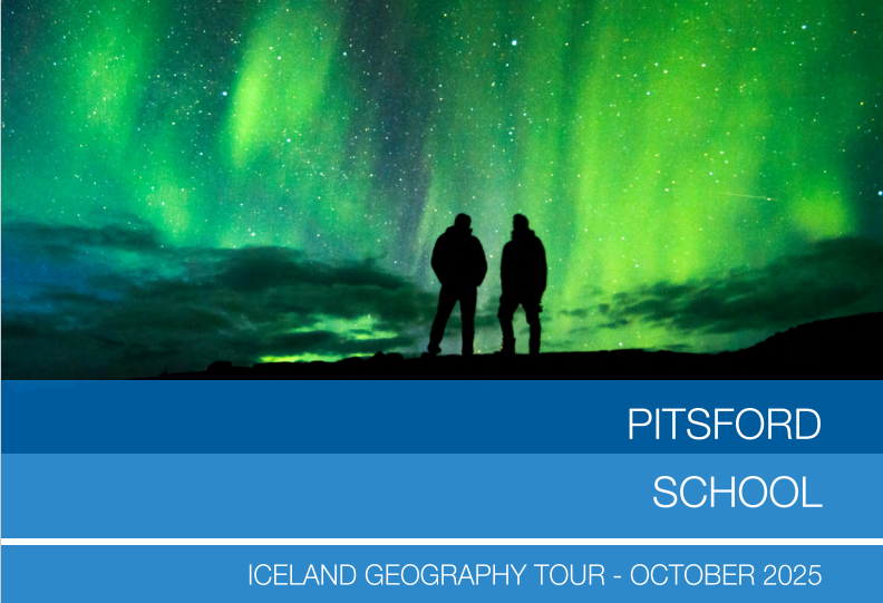 The Oct 2025 Iceland Geography Tour has been announced. A packed five day tour seeing the best that Iceland has to offer. As well as being a life-changing experience, it will bring our curriculum to life. Fingers crossed for a sighting of the Northern Lights!