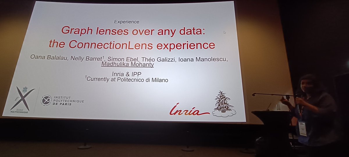 Madhulika Mohanty now presenting the ConnectionLens experience with graph lenses over any data