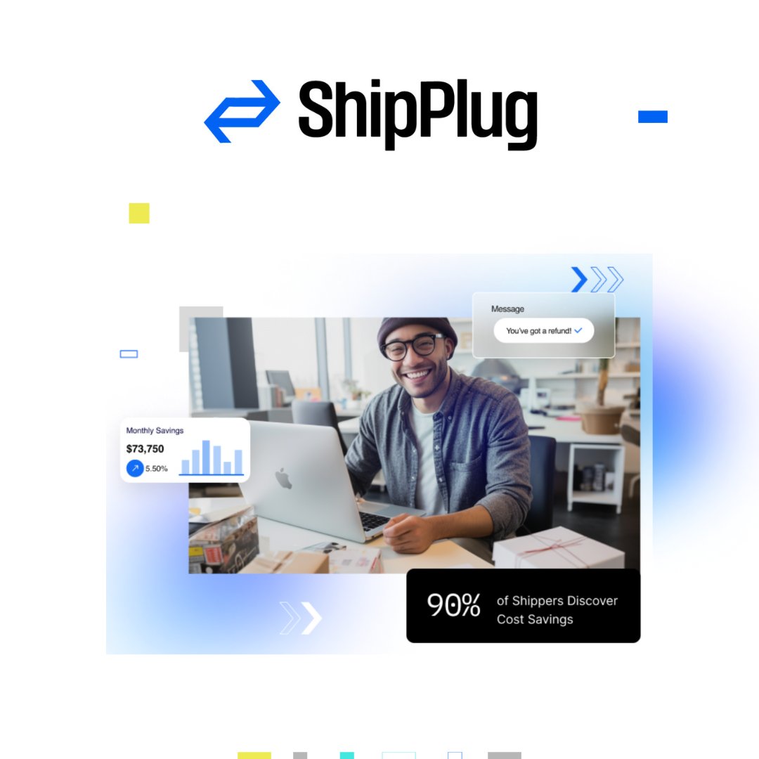 We SAVE you money on your shipping without switching your carrier. Get on it. #ShipPlug #BusinessShipping #ShippingBusiness