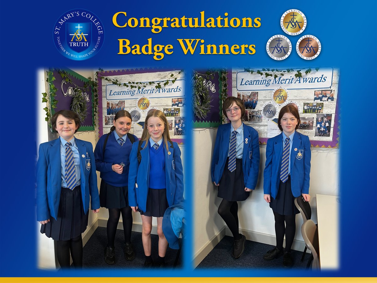 🎉 Congratulations to our Key Stage 3 pupils who received their Learning Merit Badges! 🎉