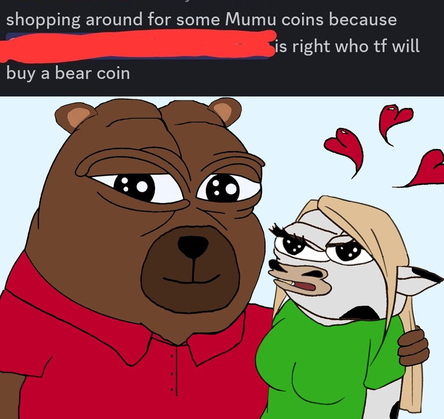 Who would buy a bear coin? She would.
 $BOBO #ChooseTheBear 🐻