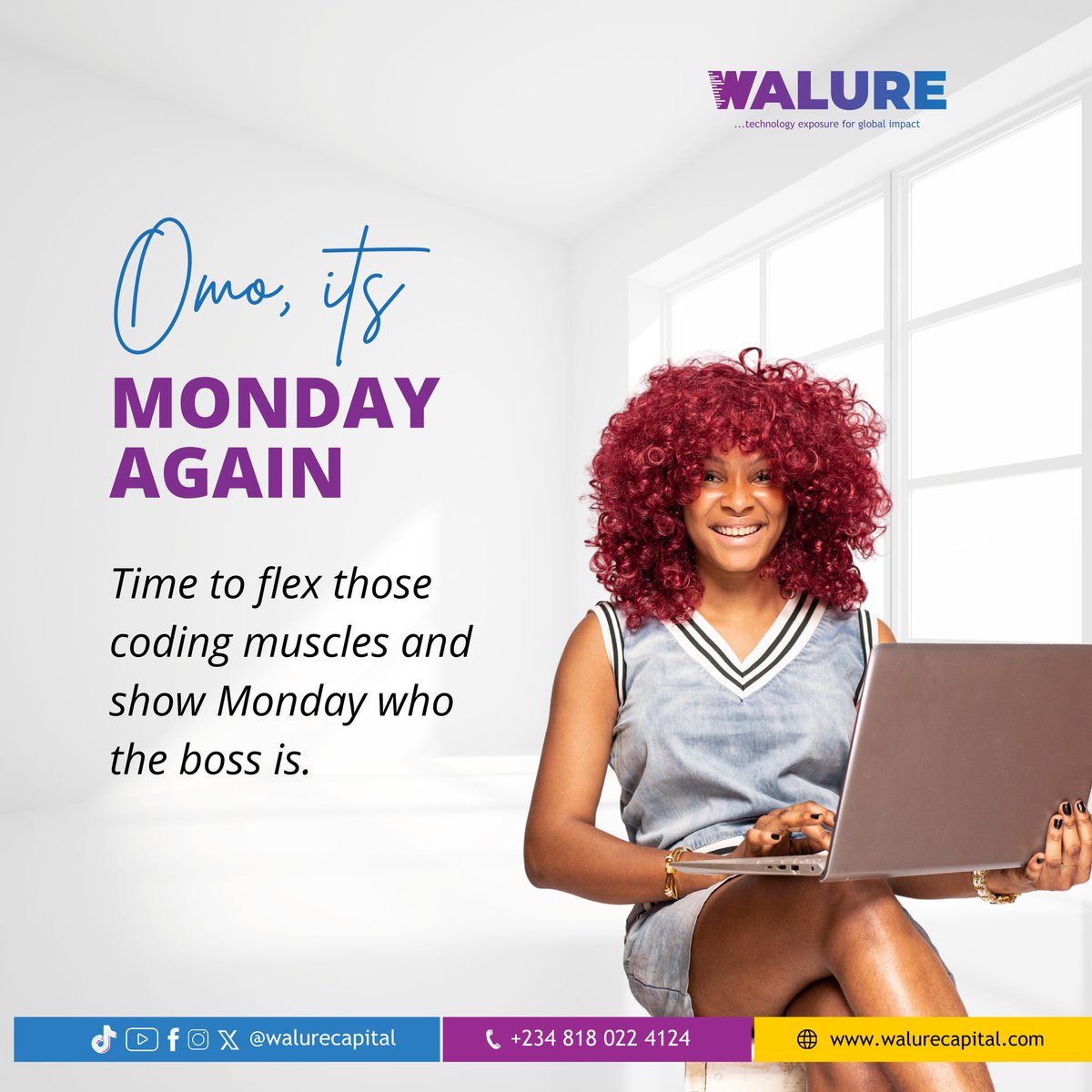 Let’s show Monday who’s Boss?!

#walure
#walurecapital
#walureacademy