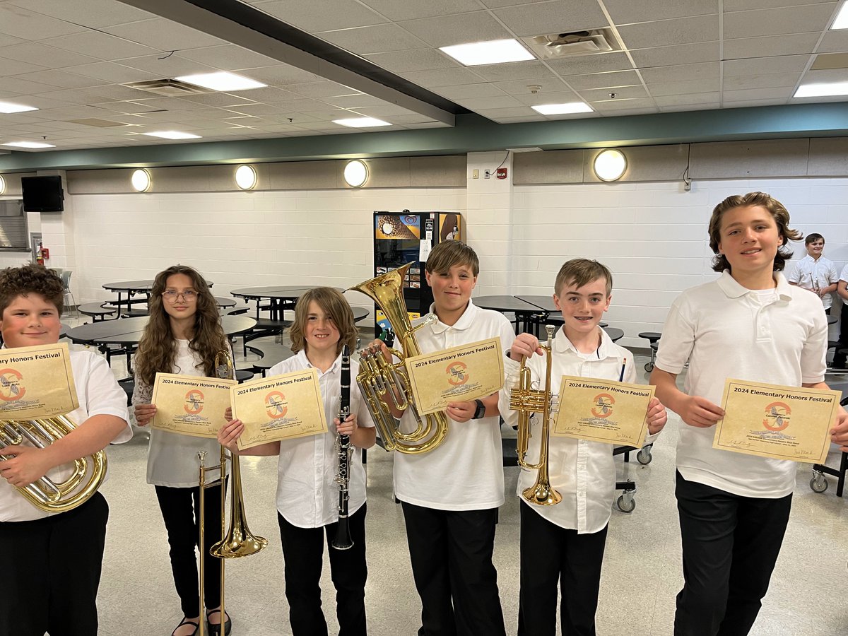 Congratulations to our students that participated this weekend in the Elementary Honors Band Festival! @StaffordTwpEd #studentsfirst