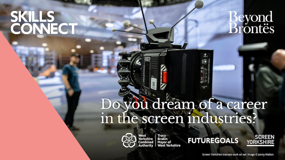 Delivered by Screen Yorkshire, Beyond Brontës: The Mayor's Screen Diversity Programme is a #SkillsConnect course, funded by the @MayorOfWY Tracy Brabin and the @WestYorkshireCA 

➡️ screenyorkshire.co.uk/beyond-brontes… 

If you’re aged 19 or over and live in WEST YORKSHIRE then apply now!