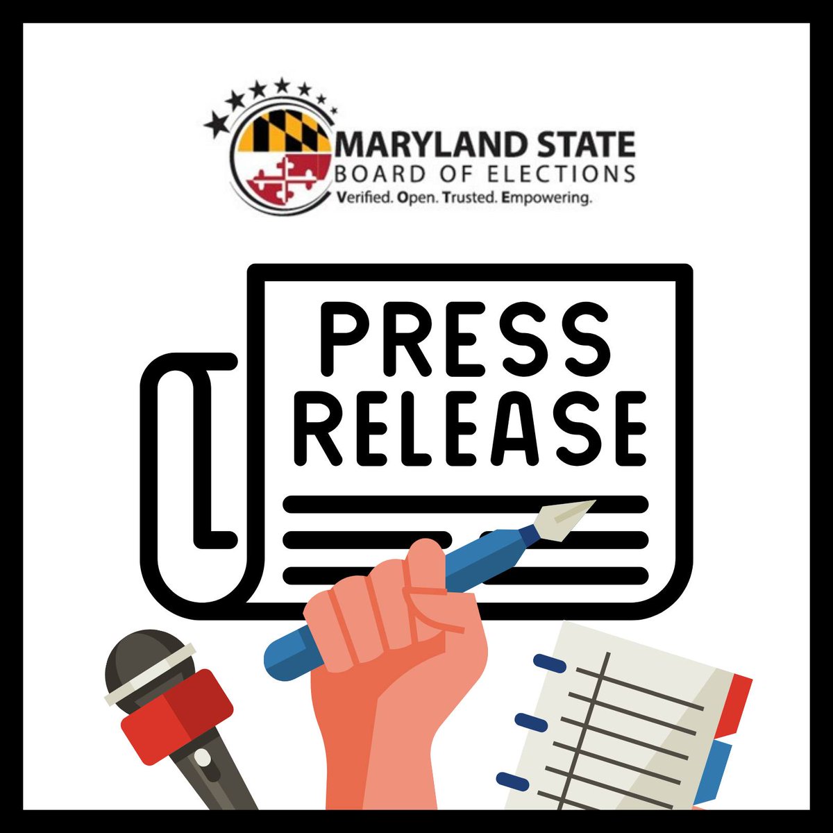Tomorrow, May 14 is Election Day for Maryland’s Primary Presidential Election 

elections.maryland.gov/press_room/doc…