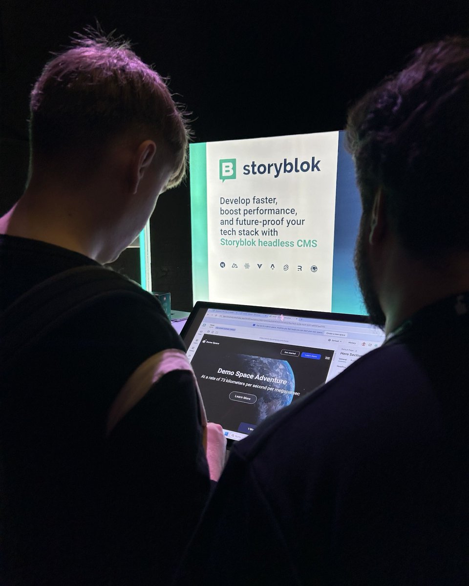 storyblok's tweet photo. Greetings from @btconf in Düsseldorf! 🇩🇪 Stop by our booth to connect with our team members and experience a live demo firsthand!
We can't wait to chat with you!
#btconf2024 #beyondtellerrand #beyondtellerrand2024 https://t.co/2zd4YEUiUq