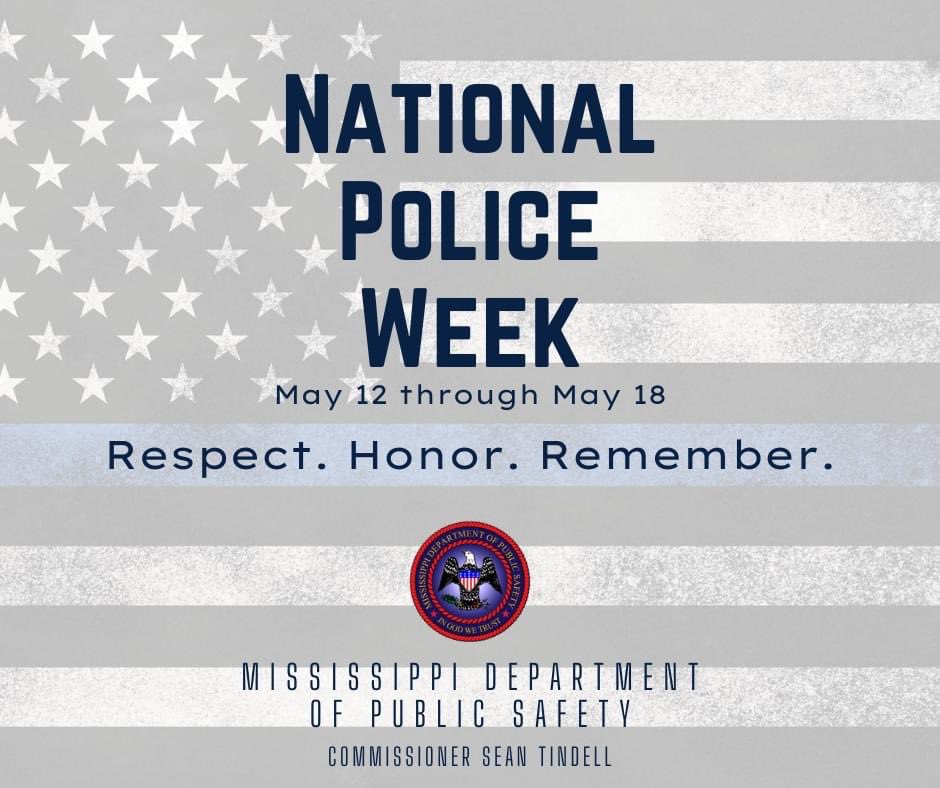 This week is National Police Week, a time to remember the law enforcement officers who have made the ultimate sacrifice for the safety & protection of others. Please join us May 14th at 10:00 a.m. on FB Live to watch our Fallen Officer Memorial Service.