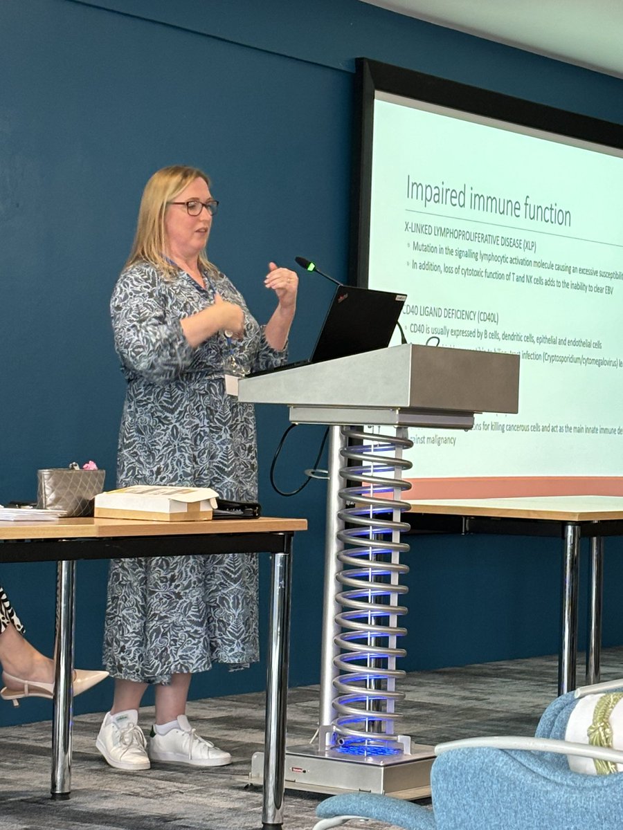 ✨Always inspirational to learn from Nurse Consultant colleagues✨
✨Emily Carne, talks us through Malignancy in Immunodediciency 
✨The power of Face-to-Face speaking with the wider MDT & other specialities such as gastroenterology when a referral is required 💪🏻
#PatientAdvocacy