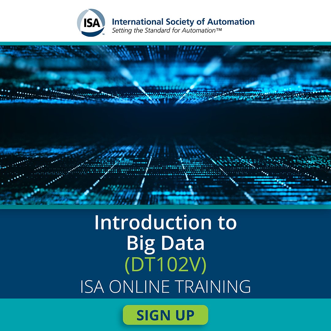 Introduction to Big Data (DT102), provides the fundamentals needed to allow organizations to turn data into actionable information. This online training begins 25 June. Learn more below. myisa.my.site.com/ISA/s/communit…