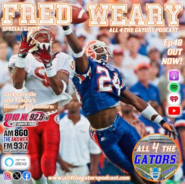 UF’s All-Time INT Leader.
Consensus 1st Team All-American.
National Champ.
UF Athletics HOFer.

Find anywhere you get your podcasts or go to all4thegatorspodcast.com!

#gatornation #gogators #floridagators #all4thegatorspodcast #UFAlumni #podcastlife #saintsnation