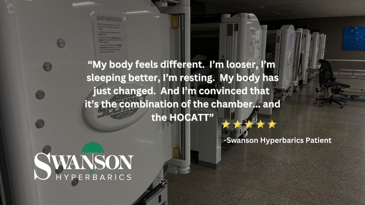 The hyperbaric chamber and the HOCATT can do great things on their own.  But when you combine the two treatments?  Something even more amazing happens!
#hbot #hyperbaric #oxygen #hocatt #sleep #relaxation #naturalhealth #naturalhealing