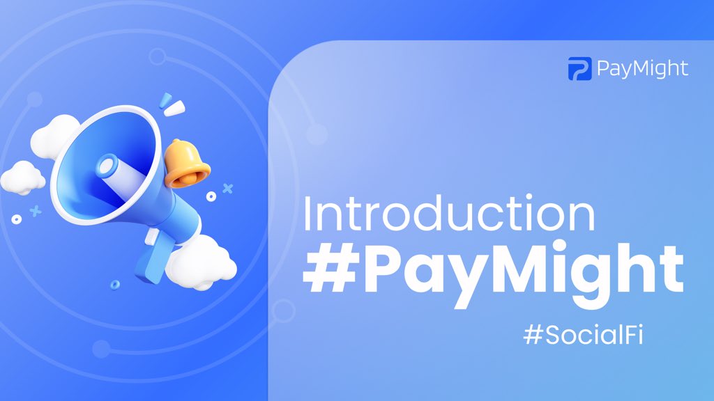 1/4 Introducing PayMight Unlock a new era of social finance with #PayMight, the premier SocialFi platform that merges social networking with financial opportunities. Engage directly with influencers and dive into exclusive investment ventures, all on a secure blockchain-based…