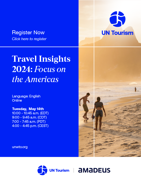 📅 Join us tomorrow, May 14th, for the 'Travel Insights 2024: Focus on the Americas' Webinar with our Affiliate Member @AmadeusITGroup . Gain unique insights on the future of travel in the Americas 🌎 English session: ⏰ 10:00 - 10:45 a.m. (EDT). Link👉: youtube.com/live/SWE5Ufpwn…