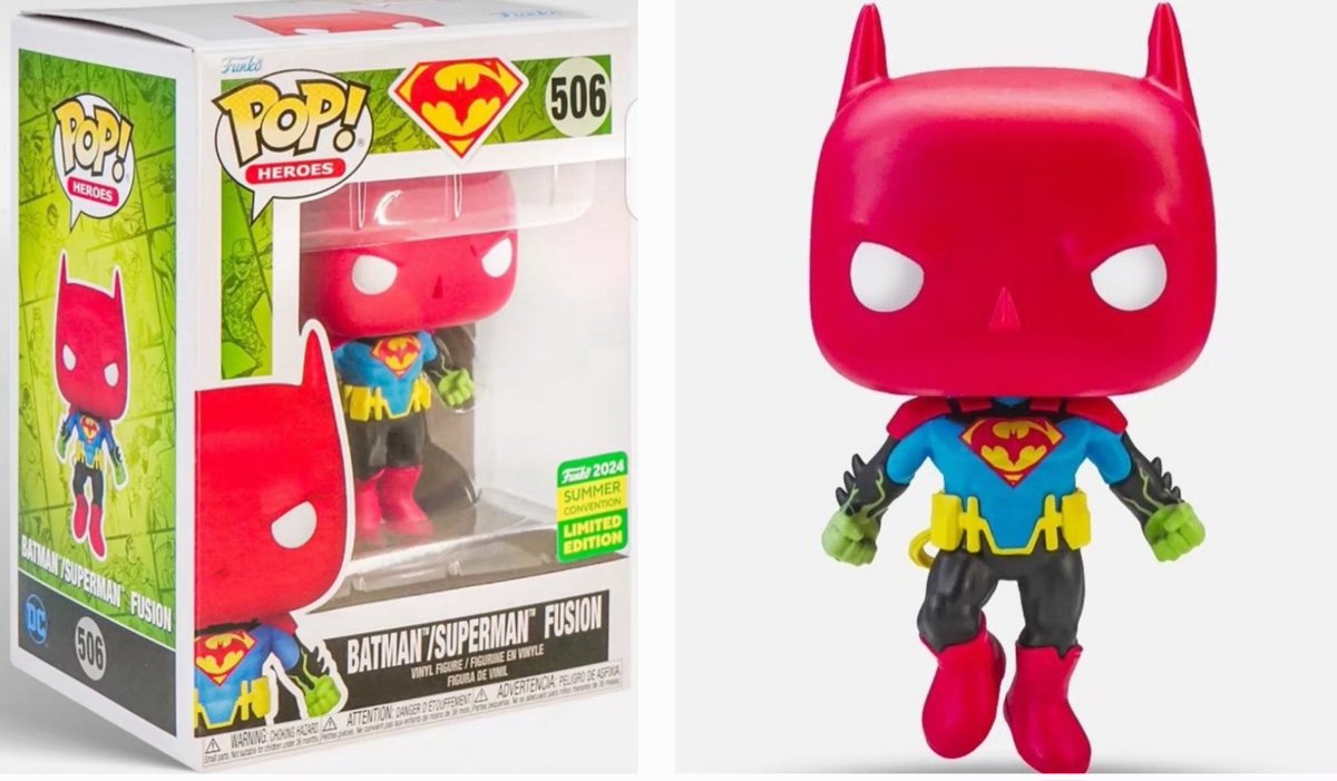 First, look at Batman/Superman Fusion Sdcc Exclusive Funko Pop! Credit @pop_holmes / @scrooge_ducktales - #funko #funkopop #funkopopcollection #funkoaddict #funkopops #funkocollector #anime #manga #funkofamily #skittlerampage #Batman #dccomics #DC #superman