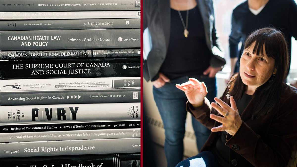 In honour of her retirement, Professor Martha Jackman will be celebrated on May 23, 2024 at a symposium exploring the major social justice issues that have marked her exceptional career.

bit.ly/4aiIdLq
