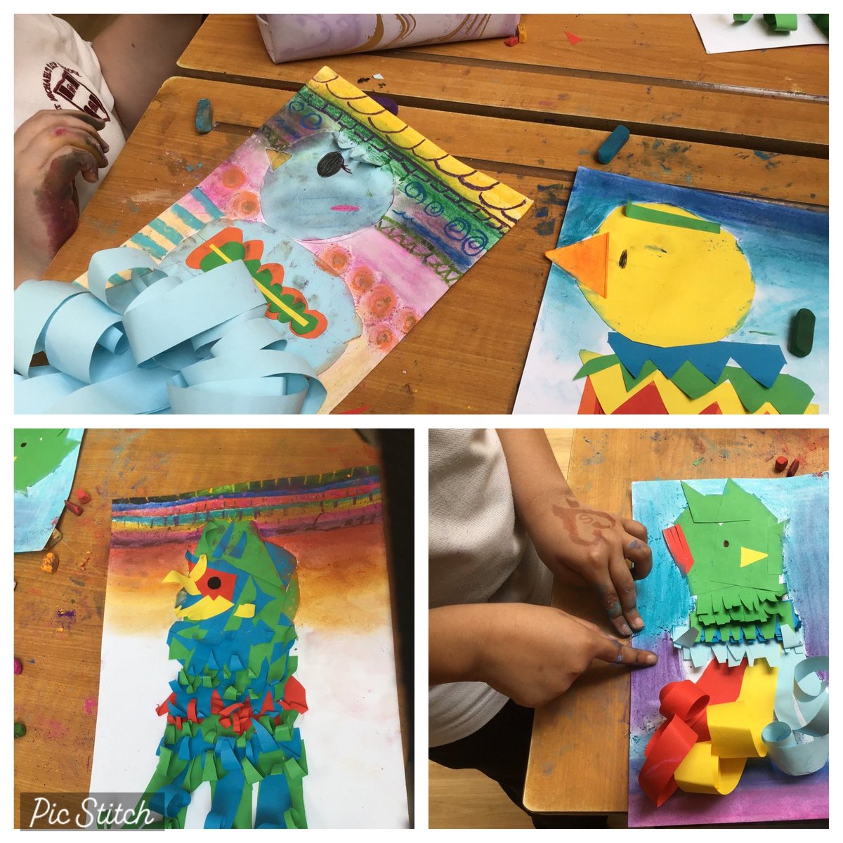 Year 5 are continuing their collage and mixed media work to create stunning Quetzal birds.
Artsmark #artistsinthemaking #standingout