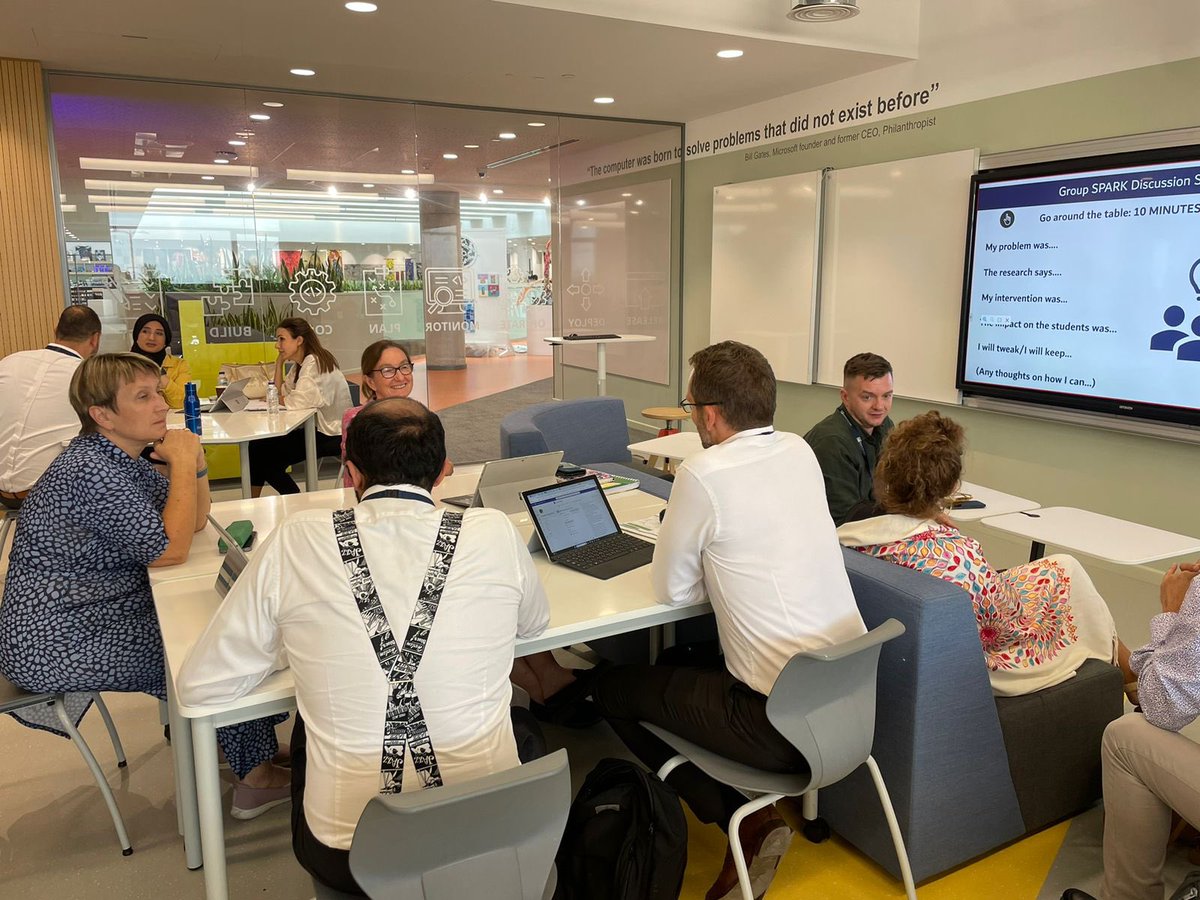 DColLearning's tweet image. Fantastic discussions and sharing at this afternoon’s adaptive teaching ⚡️ SPARK. Staff have engaged with research, designed interventions and evaluated the impact on students.