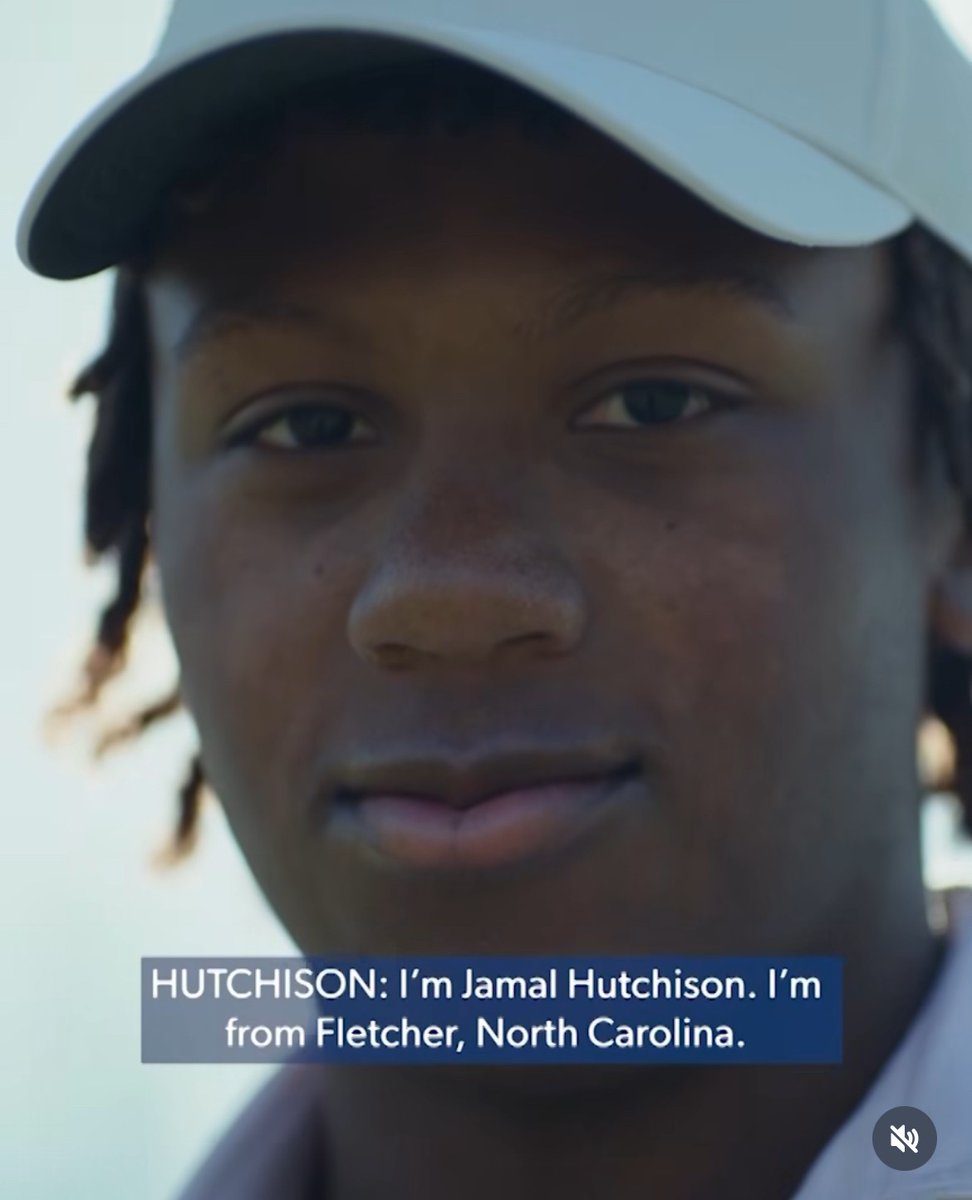 greeniesports's tweet photo. One of the first steps to manifesting a dream is putting it out there with clear, precise language.

Christ School alumnus Jamal Hutchison ’23 checked that box last week in a video distributed to the PGA Tour’s millions of social media followers. https://t.co/W6EPAxrzsA https://t.co/TQWPGLKQOe