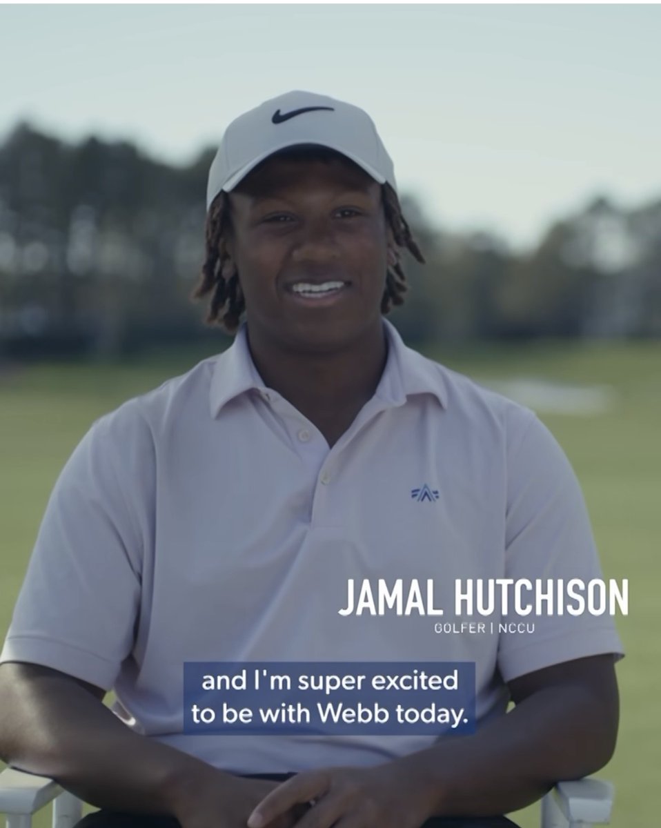 greeniesports's tweet photo. One of the first steps to manifesting a dream is putting it out there with clear, precise language.

Christ School alumnus Jamal Hutchison ’23 checked that box last week in a video distributed to the PGA Tour’s millions of social media followers. https://t.co/W6EPAxrzsA https://t.co/TQWPGLKQOe