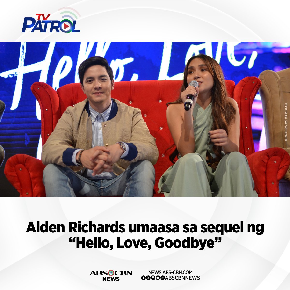 Aminado si Alden Richards na umaasa siyang magkakaroon ng ikalawang yugto ang blockbuster hit na “Hello, Love, Goodbye” na pinagbidahan niya kasama si Kathryn Bernardo. #StarPatrol Basahin: news.abs-cbn.com/entertainment/…