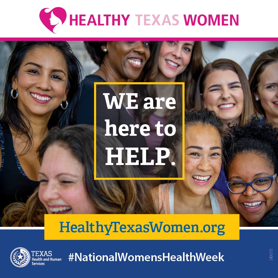 Setting goals can help you achieve your healthiest self. Healthy Texas Women provides programs and services that can help you meet your women's health goals. Find out if you’re eligible for #HealthyTexasWomen, visit: bit.ly/3vKprid #NationalWomensHealthWeek