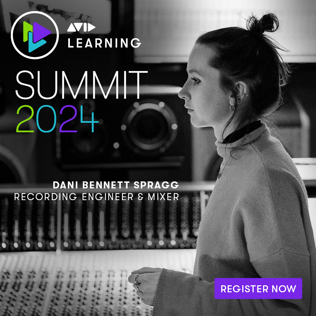 Avid's tweet image. Catch Recording Engineer &amp;amp; Mixer, Dani Bennett Spragg, as she brings her Pro Tools expertise to the Avid Learning Summit. 

REGISTER NOW! ▶️ bit.ly/3U39dKg

#avidlearningsummit #avidlearning #avidlearningpartner #education