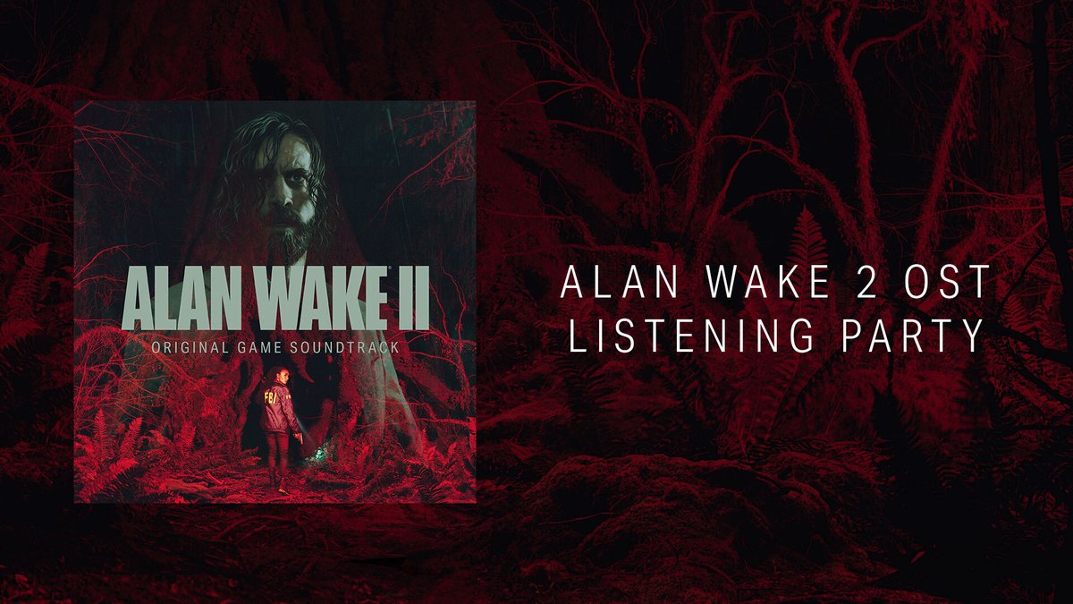 Celebrate the release of the Alan Wake 2 OST and the 14th anniversary of Alan Wake by joining us for the soundtrack listening party, tomorrow at 4pm EEST (9am EDT).

💜 Twitch: twitch.tv/remedygames
❤️ YouTube: youtube.com/remedygames