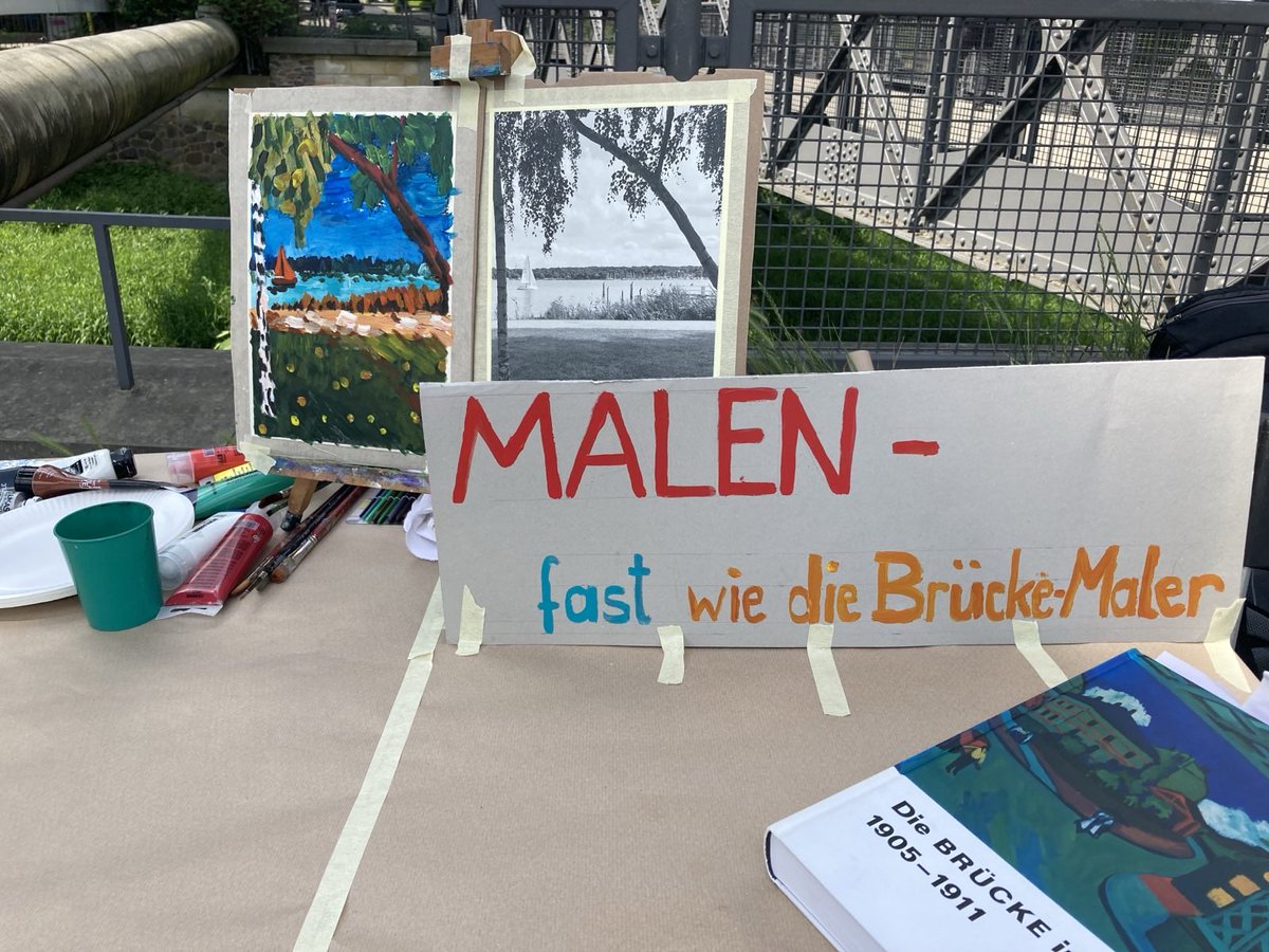 Gestern bei unserer Wahlkampf-Lounge an der Weißeritz. Während der Nachwuchs sich als „Brücke“-Maler bzw. Malerin versuchen konnte, standen unsere Stadtrats- und Stadtbezirksbeirats-Kandidat*innen Rede und Antwort. #Kommunalwahl2024 #Dresden #Gruene #aufGrünkommtsan