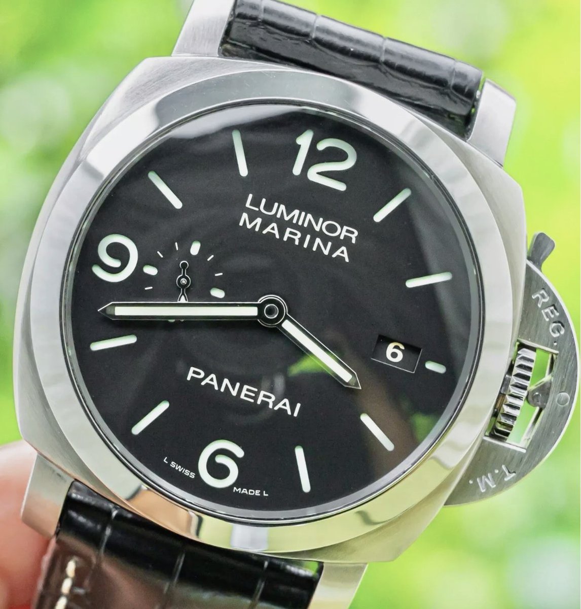 Panerai 312 Luminor Marina 3 Days 1950 SERVICED Boxes Papers PAM00312 PAM 00312

For sale by @sivils_luxury

 $4,495

#panerai #watches #valueyourwatch #watchmarketplace #luxury #luxurylife #entrereneur #luxurywatch #luxurywatches #luxurydesign #businesswatch #watchfam