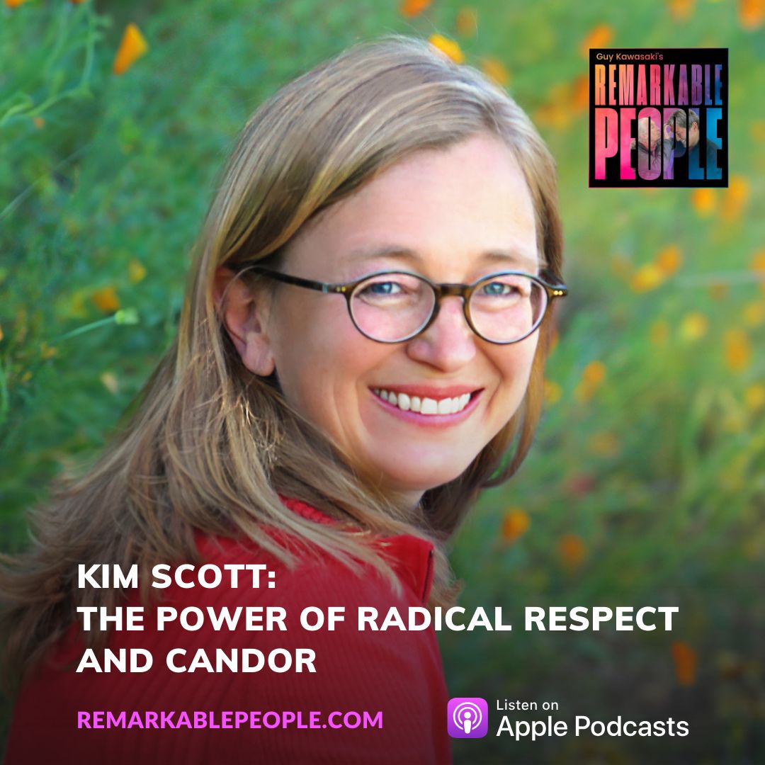 Laughter, inspiration and radical wisdom - that's what you'll find in the latest Remarkable People episode featuring the incomparable Kim Scott 😄 Don't miss it! bit.ly/4b46lmx