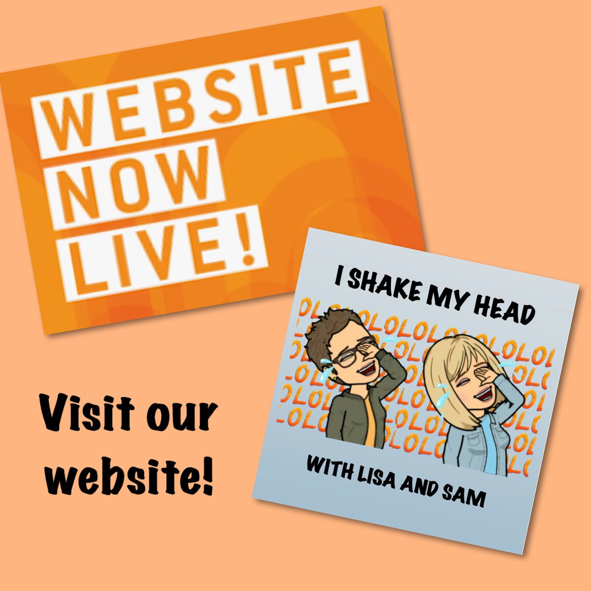 After 7 years and got a website! Friends of the podcast, we now have one stop listening at ishakemyheadpod.com 
Sign up for emails, yep we’re going to be sending you fun things, leave a voice message or review and more! Check it out! #podcast #newwebsite #podcasting #comedy