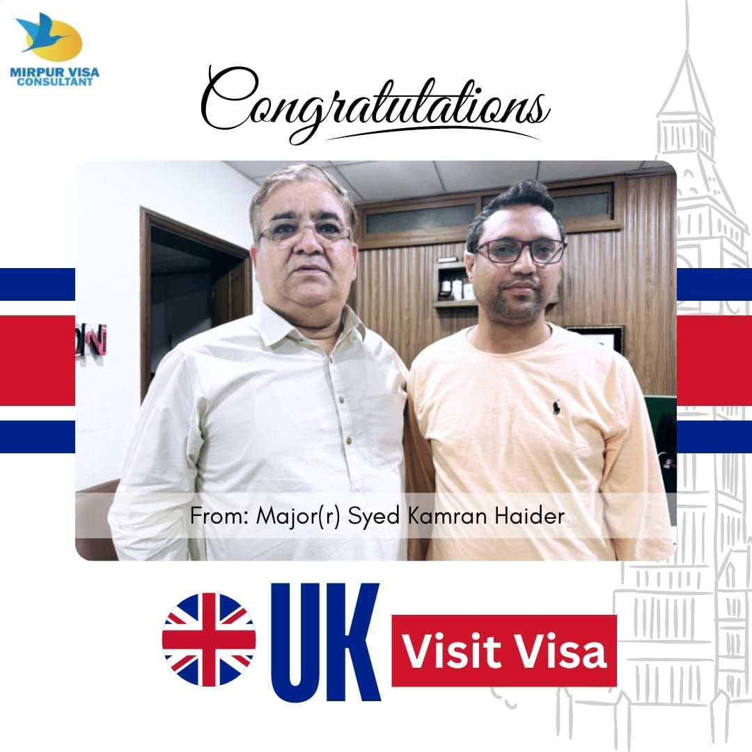 Congratulations to our esteemed client on securing their UK visit visa! 🎉✈️

Here's to exciting adventures and memorable experiences ahead!

Contact Us: +923204468599

#ukbound #traveldreams #visasuccess #exploreuk #adventureawaits #memorablemoments #newbeginnings #travelgoals