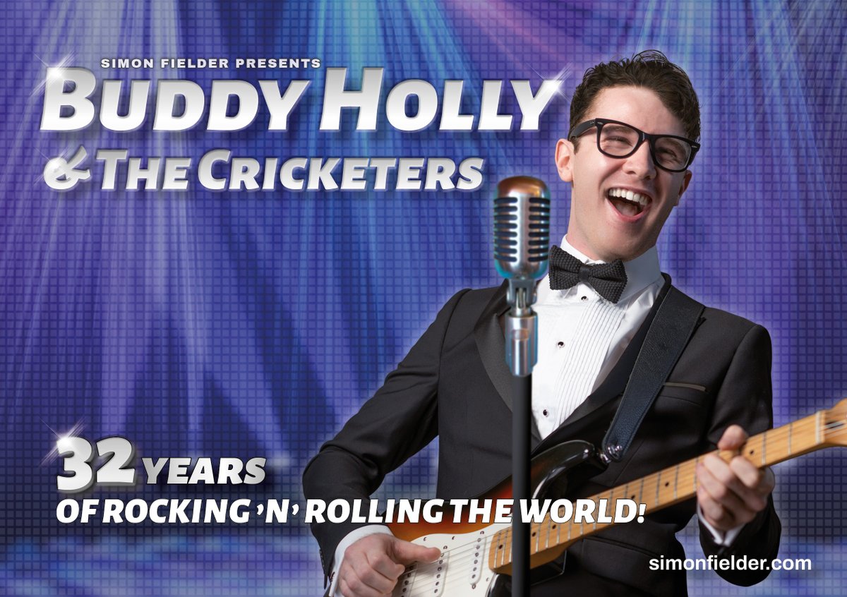 Fans of authenticity will love the show, and we think that Buddy Holly himself would like to see our recreation at the @harlowplayhouse on 10th October!  Grab your tickets here: ow.ly/EGtH30sBSH4 #BuddyHolly #Harlow #rocknroll