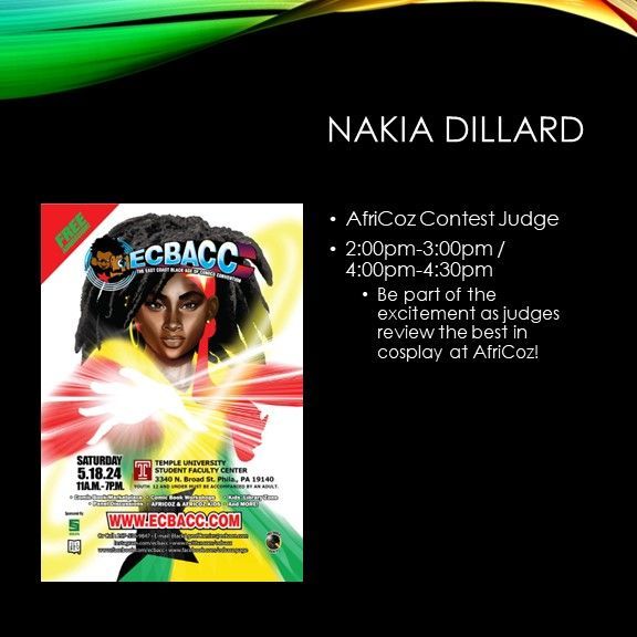 ECBACC (@ecbacc) on Twitter photo Nakia Dillard has agreed to appear at ECBACC 2024 as AfriCoz Contest Judge. You can find out more information on the website buff.ly/3JU2MTZ. Follow <a href="/NAKIADILLARD/">Nakia Dillard</a> #ECBACC2024 Nakia Dillard has agreed to appear at ECBACC 2024 as AfriCoz Contest Judge. You can find out more information on the website buff.ly/3JU2MTZ. Follow <a href="/NAKIADILLARD/">Nakia Dillard</a> #ECBACC2024