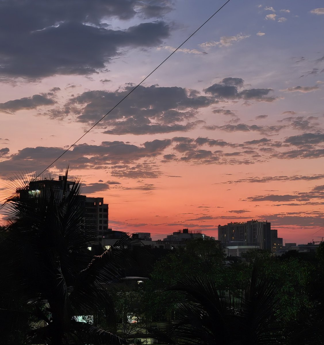 After the storm in Mumbai from @nothing Phone 2. 

#nothingcommunity #nothing #nothingphone #nothingphone2 #photography #sunset #nature #cityscape