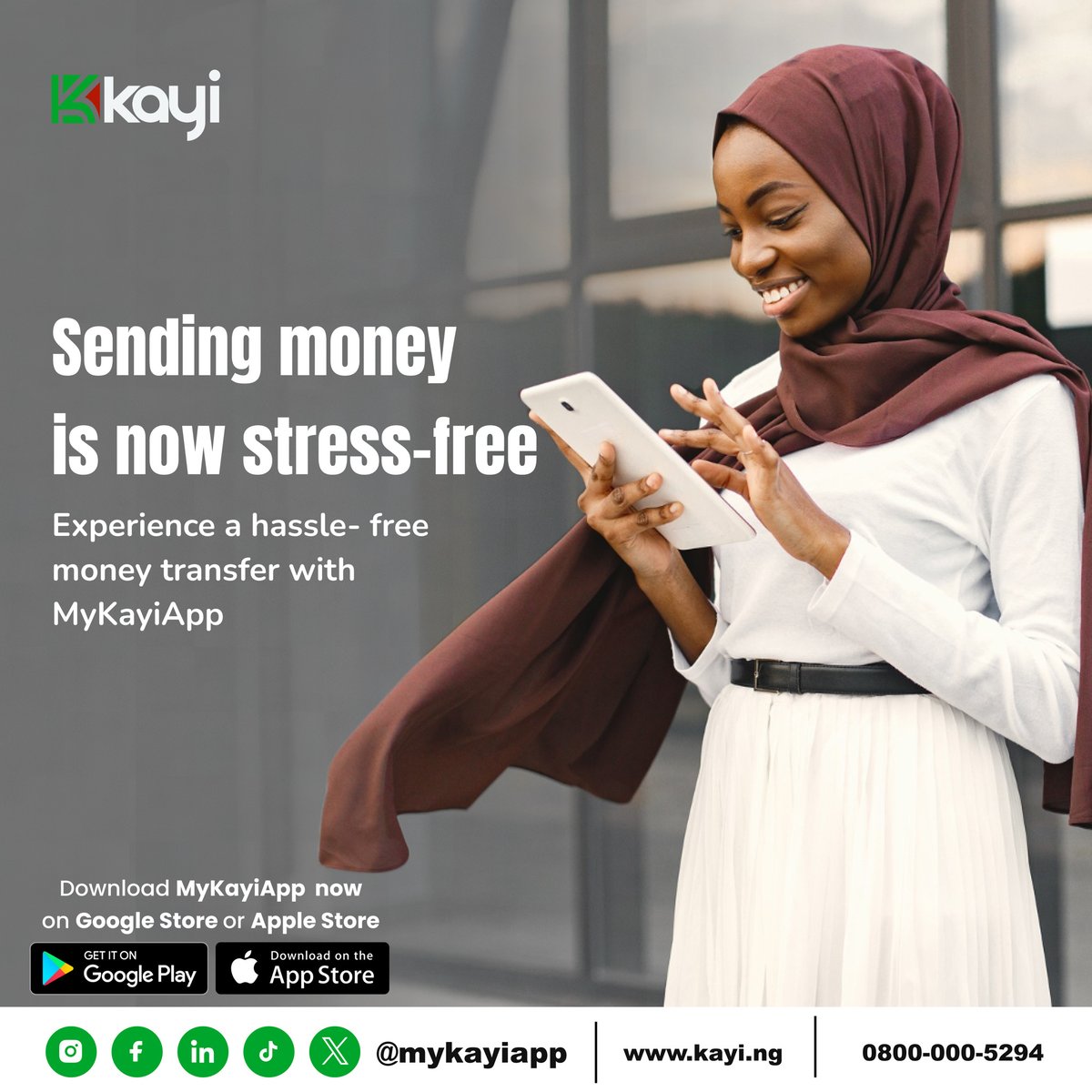Sending money the traditional way can be a hassle. With Kayiapp, it's as easy as a few taps on your phone! Say goodbye to long queues and paperwork. Try Kayiapp today and experience hassle-free money transfers!

#EasyMoney #MyKayiapp #NoMoreHassle
#Kayiway
#Digitalbanking